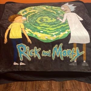 Rick and Morty Blanket